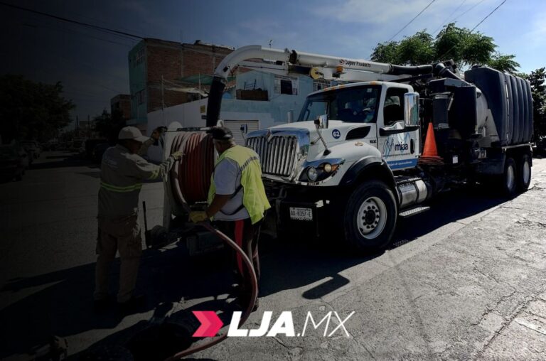 MIAA refuerza mantenimiento del alcantarillado sanitario durante 2025 en Aguascalientes