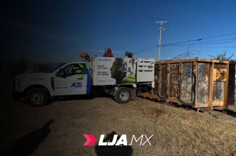 Ayuntamiento de Aguascalientes realizó megaoperativo integral de limpieza en Pensadores Mexicanos