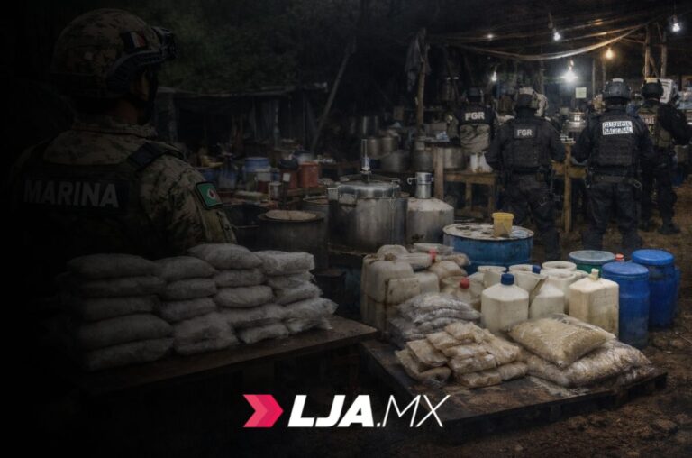 Desmantelan laboratorios de metanfetamina en operativo federal que impacta a Michoacán
