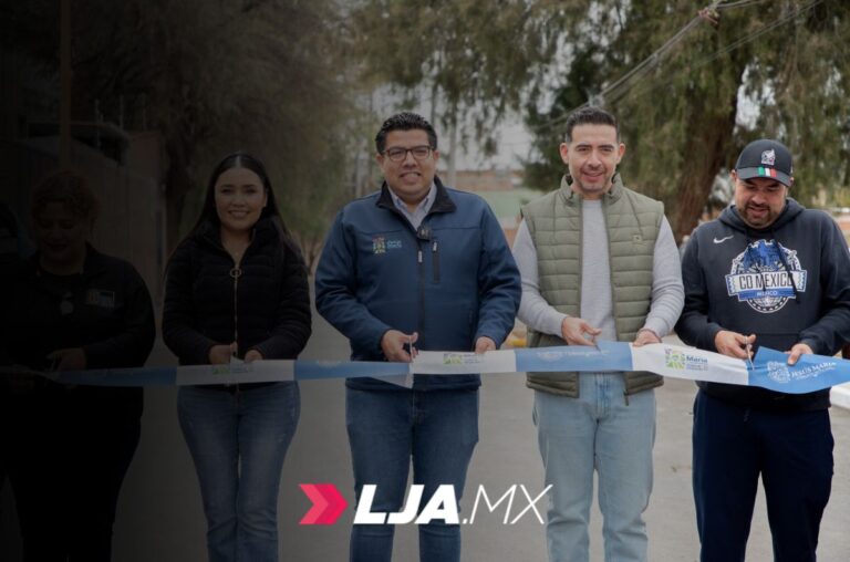 Una obra que mejora el día a día: entregan rehabilitación de calle Justo Sierra en Jesús María