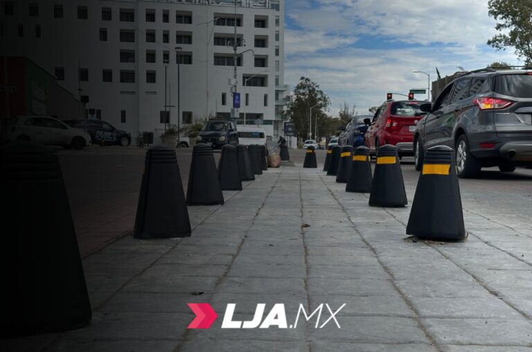 Municipio de Aguascalientes refuerza mantenimiento y reposición de bolardos