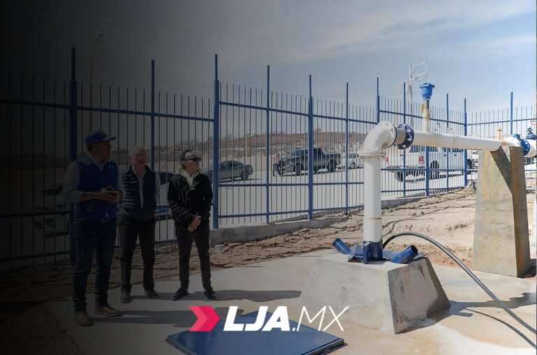 Leonardo Montañez entrega equipamiento de Pozo en Laureles III en Aguascalientes