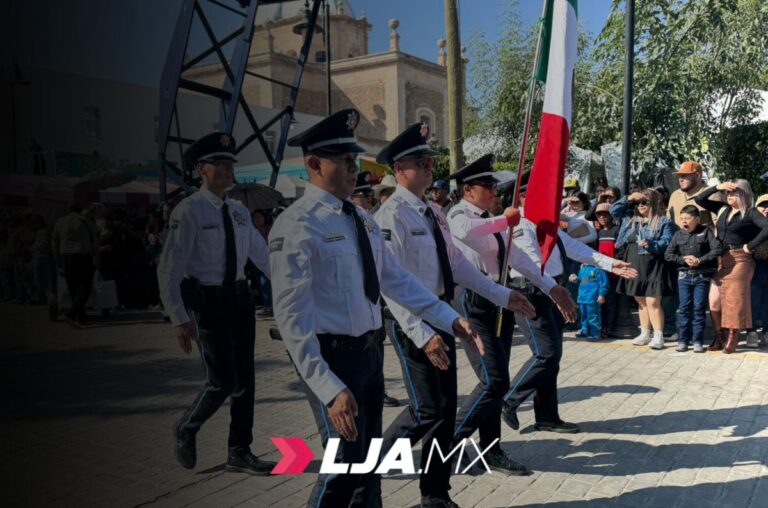 Operativo de seguridad garantiza desfile conmemorativo ordenado en El Llano, Aguascalientes