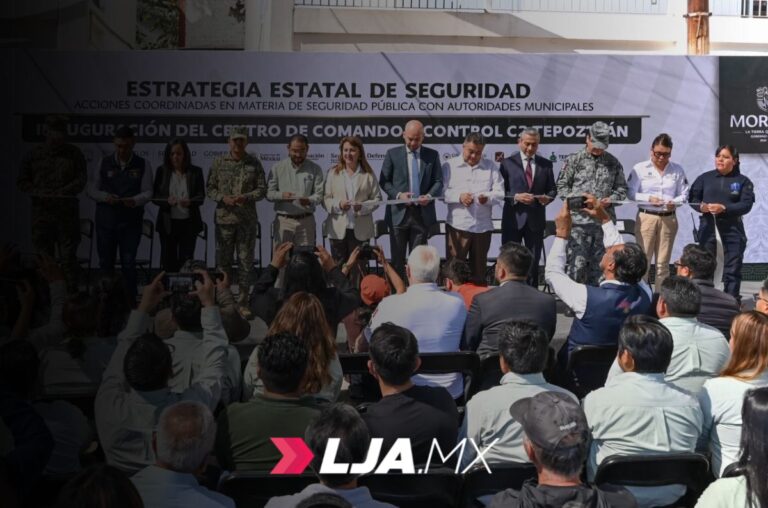 Fortalece Gobierno de “La tierra que nos une” estrategia de seguridad con inauguración del C2 en Tepoztlán
