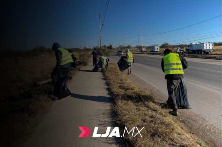 Municipio de Aguascalientes realiza megaoperativo de limpieza en Avenida Constitución