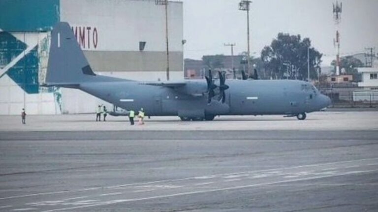 El Senado no autorizó el ingreso de avión Hércules de EE. UU. a Toluca: Registros oficiales