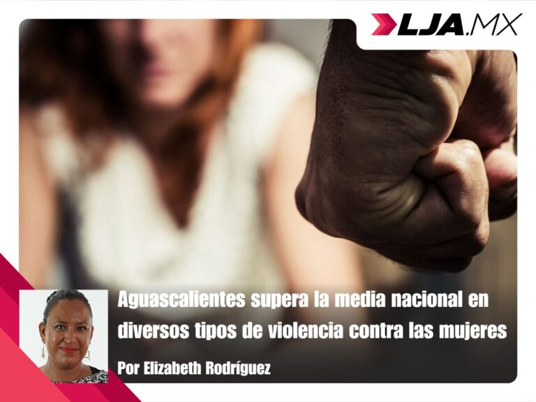 Aguascalientes supera la media nacional en diversos tipos de violencia contra las mujeres