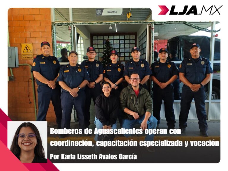 Bomberos de Aguascalientes operan con coordinación, capacitación especializada y vocación