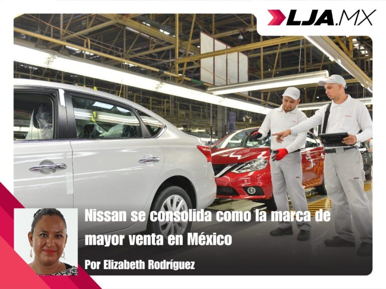 Nissan se consolida como la marca de mayor venta en México