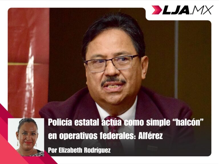 Policía estatal actúa como simple “halcón” en operativos federales: Fernando Alférez