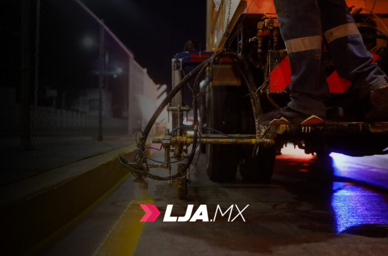 Montañez supervisa rehabilitación de pintura vial en desnivel de Expo Plaza en Aguascalientes