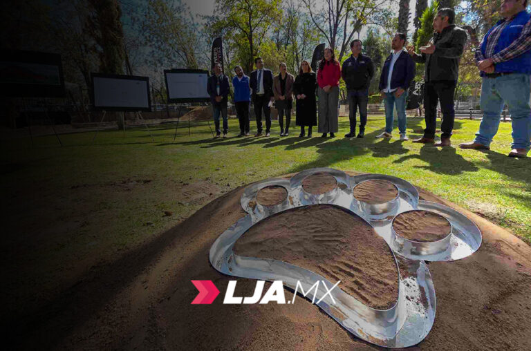 Alcalde  de Aguascalientes encabeza rehabilitación integral del parque Hidalgo