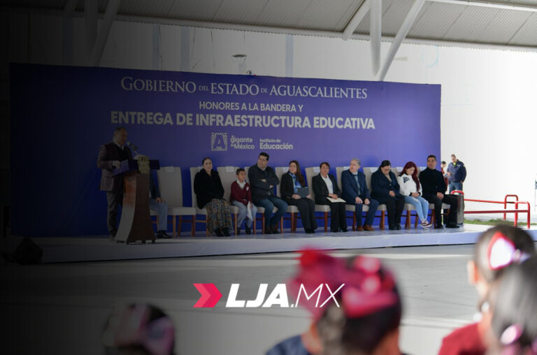 Gobernadora de Aguascalientes entrega nueva infraestructura educativa