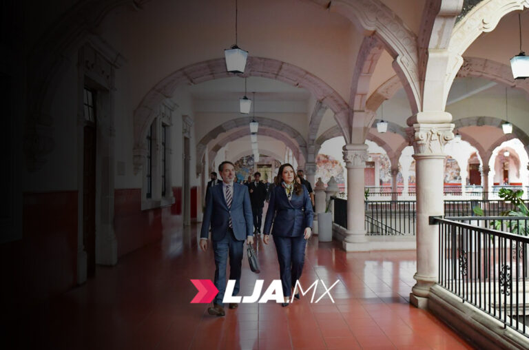 La gobernadora de Aguascalientes Teresa Jiménez se reúne con el embajador de España