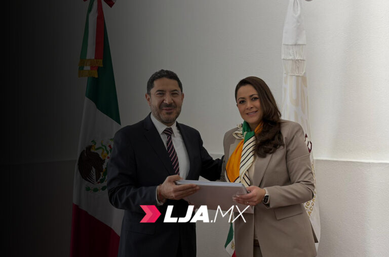 La gobernadora de Aguascalientes Teresa Jiménez se reúne con Martí Batres, director general del ISSSTE