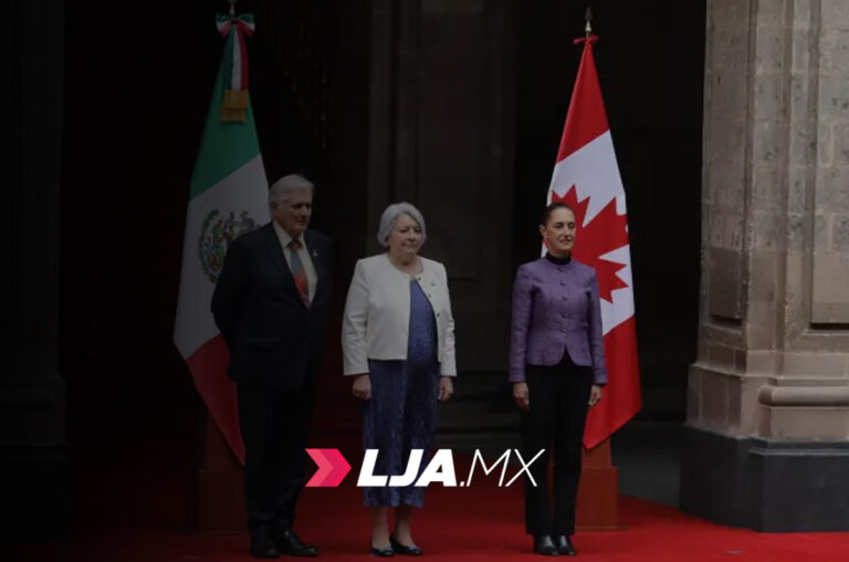 Claudia Sheinbaum recibe a la gobernadora general de Canadá, Mary Simon