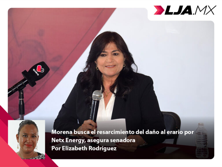 Morena busca el resarcimiento del daño al erario por Netx Energy, asegura senadora