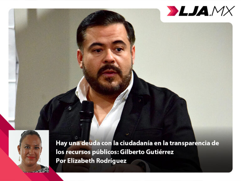 Hay una deuda con la ciudadanía en la transparencia de los recursos públicos: Gilberto Gutiérrez