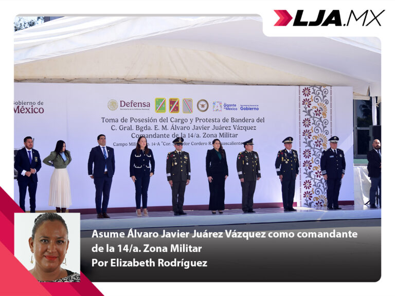 Asume Álvaro Javier Juárez Vázquez como comandante de la 14/a. Zona Militar