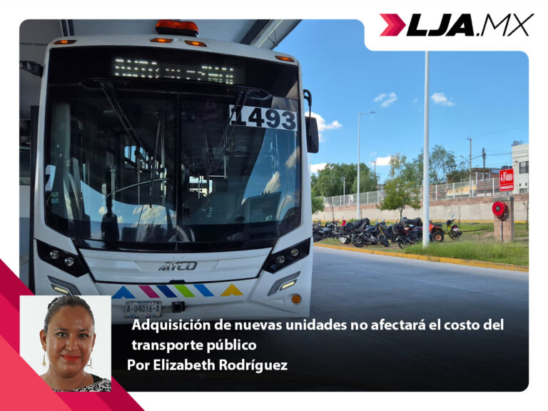 Adquisición de nuevas unidades no afectará el costo del transporte público en Aguascalientes