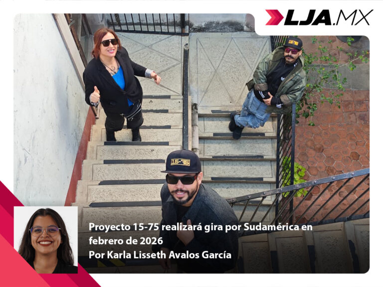 Proyecto 15-75 realizará gira por Sudamérica en febrero de 2026