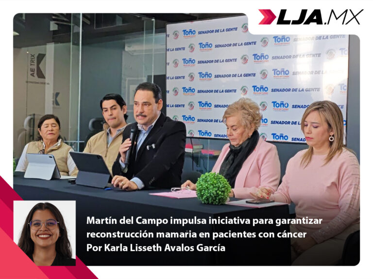 Martín del Campo impulsa iniciativa para garantizar reconstrucción mamaria en pacientes con cáncer