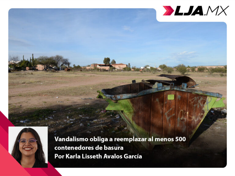 Vandalismo obliga a reemplazar al menos 500 contenedores de basura en Aguascalientes