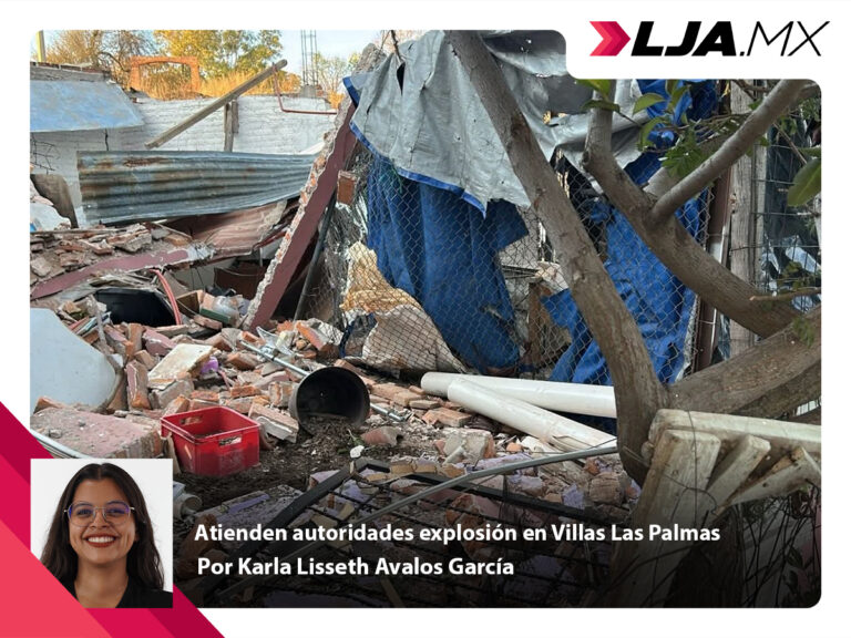Atienden autoridades explosión en Villas Las Palmas en Aguascalientes