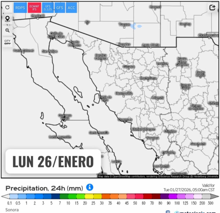 Exhortan a mantener medidas preventivas ante amaneceres fríos en Sonora