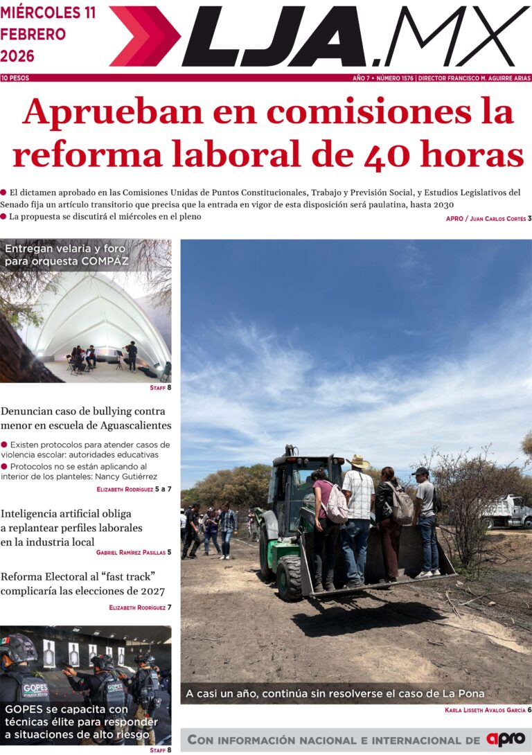 Aprueban en comisiones la reforma laboral de 40 horas y más en LJA.MX, edición 11/2/2026