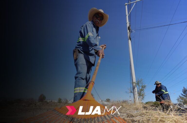 Llevan a cabo operativo de limpieza y desmalezado al sur de la ciudad de Aguascalientes