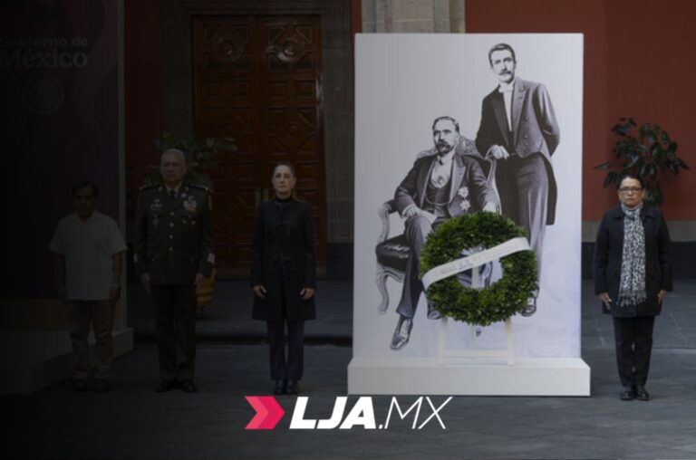 Presidenta conmemora el 113 aniversario del magnicidio de Francisco I. Madero y José María Pino Suárez