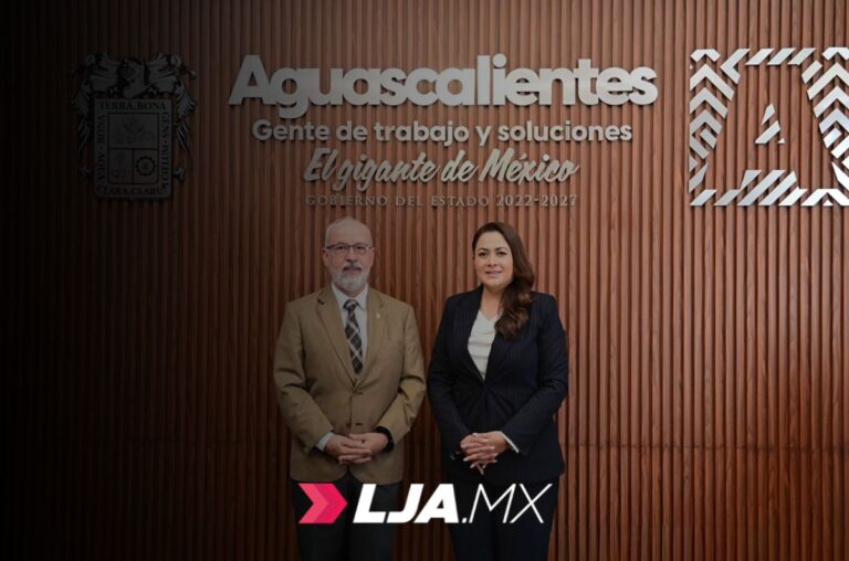 Teresa Jiménez se reúne con el rector de la UAA en Aguascalientes