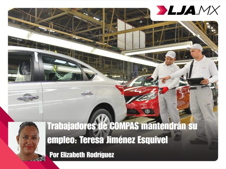 Trabajadores de COMPAS mantendrán su empleo: Teresa Jiménez Esquivel