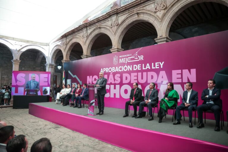 Con aprobación de reforma antideuda, Bedolla pone fin a décadas de deuda en Michoacán