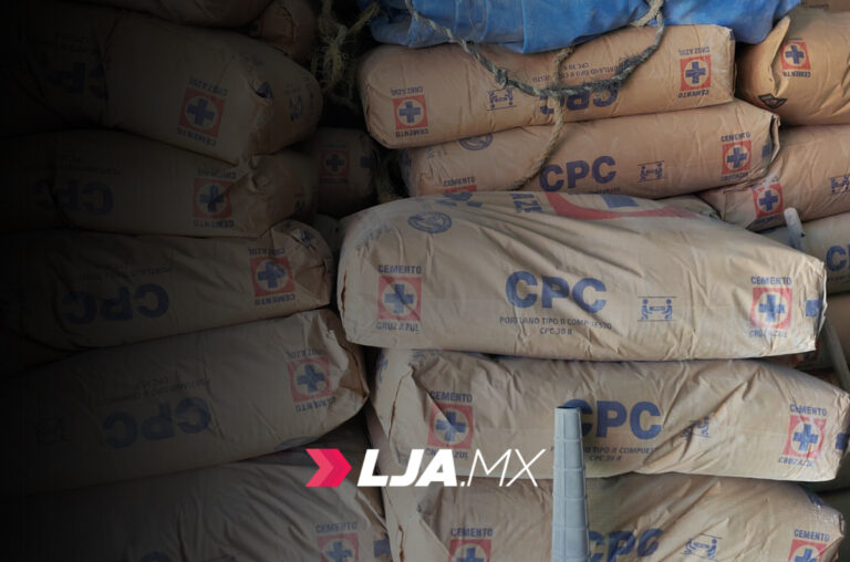 51 TONELADAS DE CEMENTO FUERON RECUPERADAS POR POLICÍAS ESTATALES EN EL FRACCIONAMIENTO VILLAS DE NUESTRA SEÑORA DE LA ASUNCIÓN.