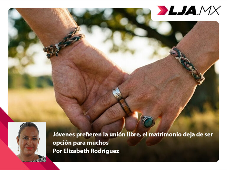 Jóvenes prefieren la unión libre, el matrimonio deja de ser opción para muchos