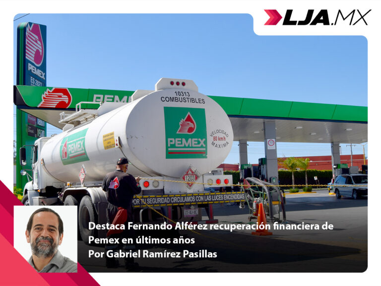 Destaca Fernando Alférez recuperación financiera de Pemex en últimos años