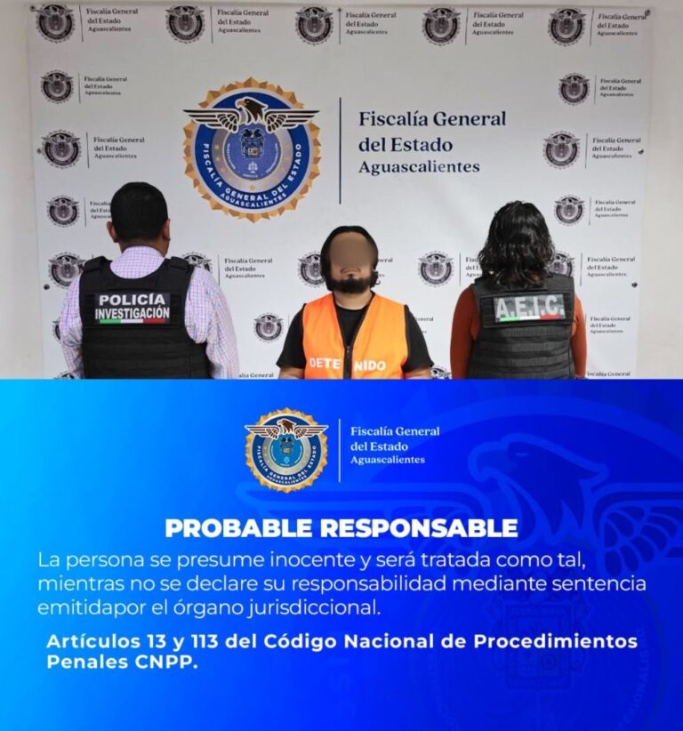 Detienen en Jalisco a presunto responsable de tentativa de homicidio ocurrida en 2016 en Aguascalientes
