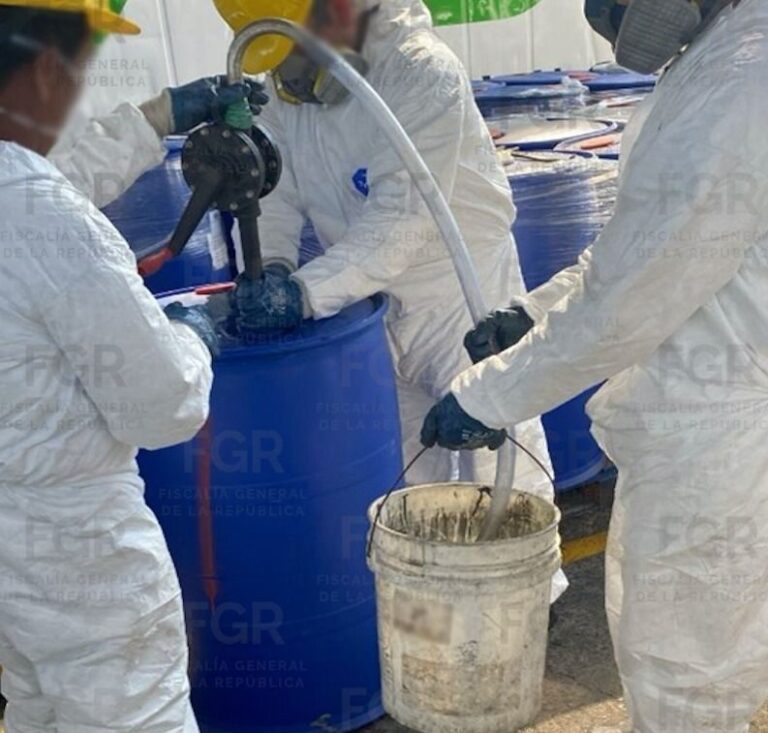 Destruyen precursores químicos vinculados a investigaciones en Sinaloa