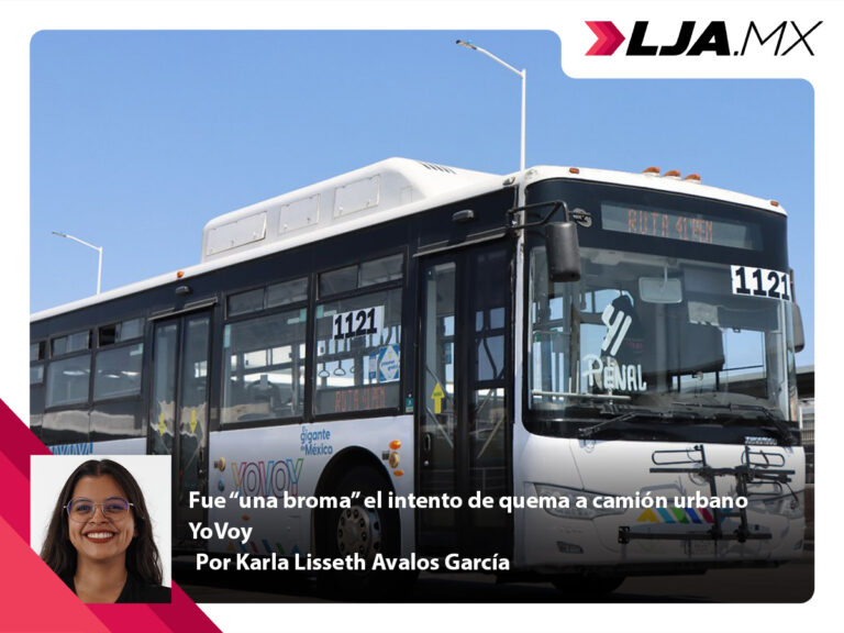 Fue “una broma” el intento de quema a camión urbano YoVoy