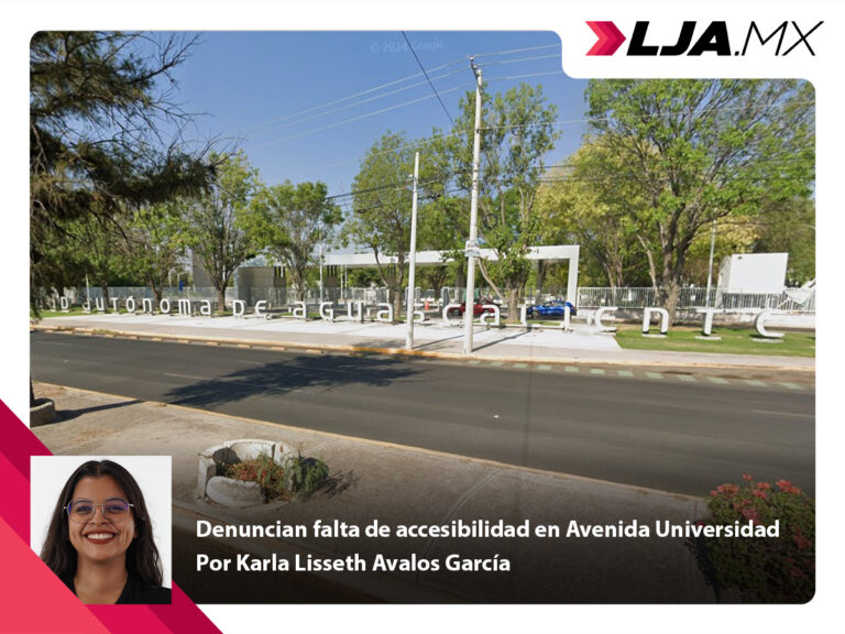 Denuncian falta de accesibilidad en Avenida Universidad