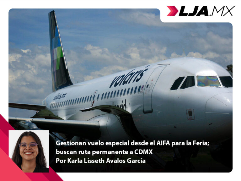 Gestionan vuelo especial desde el AIFA para la Feria; buscan ruta permanente a CDMX