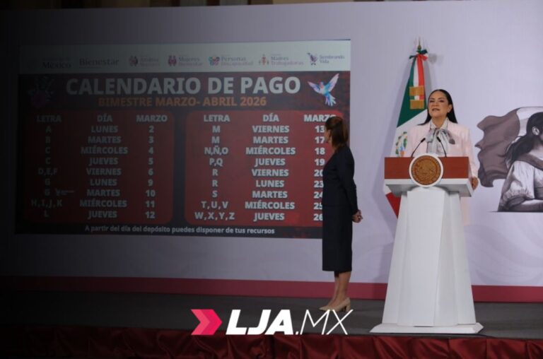 Se realiza pago del bimestre marzo-abril de los Programas para el Bienestar