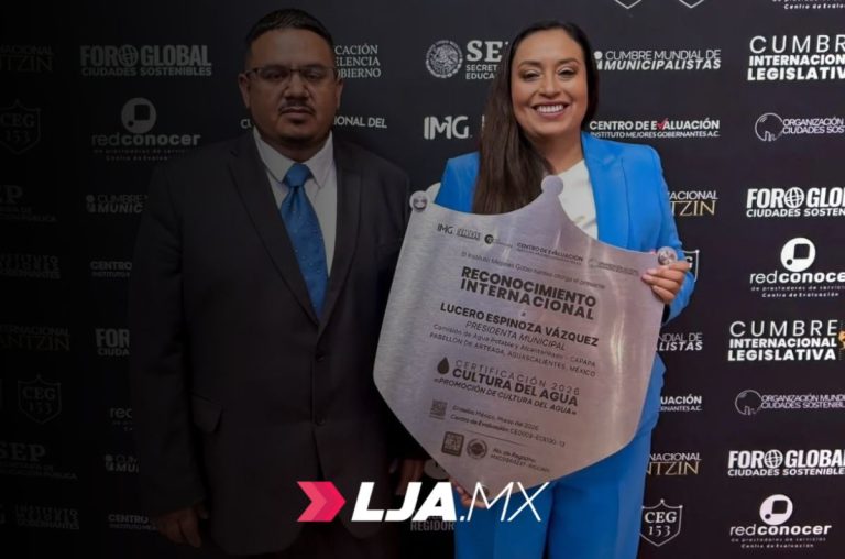 Reconocen a Pabellón de Arteaga por fortalecer la conciencia sobre el uso responsable del agua