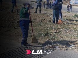 Realizan Megaoperativo de Limpieza en el oriente de la ciudad en Aguascalientes