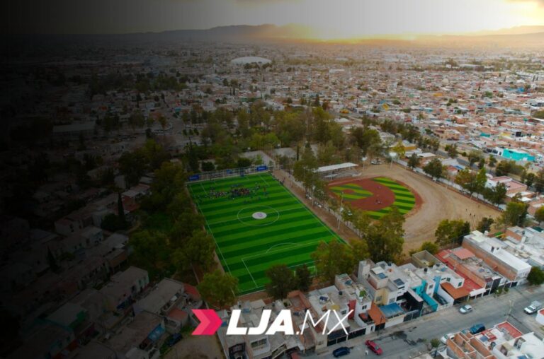 Entregan renovación del Parque Santa Anita primera sección en Aguascalientes