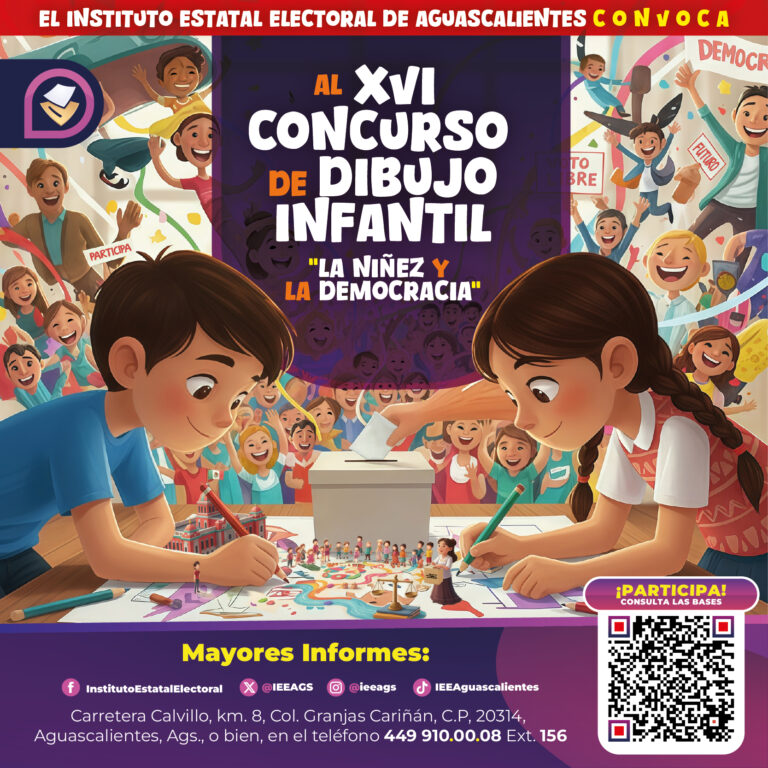 Lanza IEE convocatoria de concurso de dibujo infantil en Aguascalientes