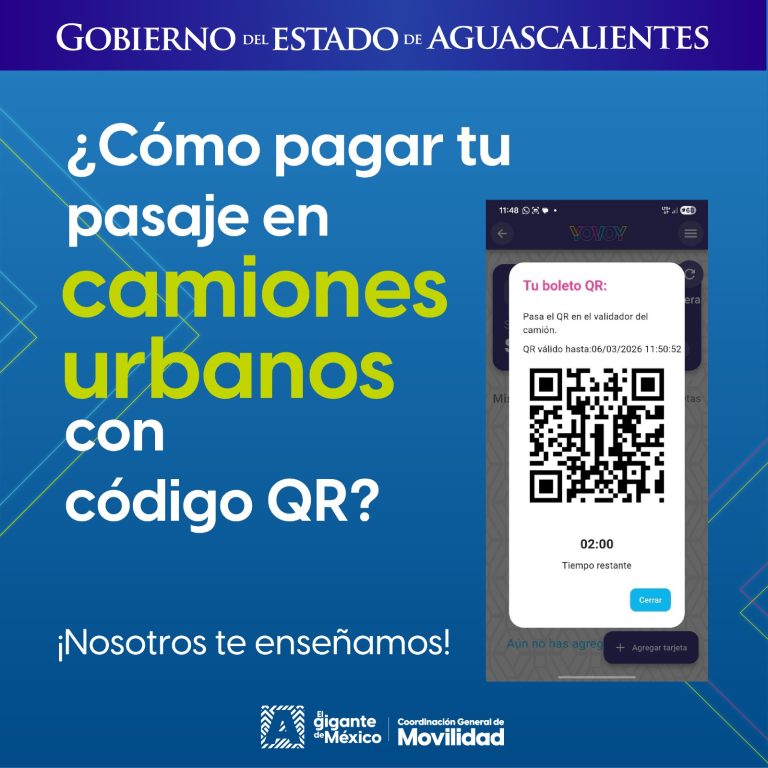 Ya se puede pagar el camión YoVoy con código QR