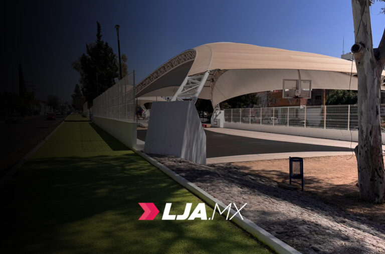 Realizan rehabilitación del parque Canal Interceptor en Aguascalientes